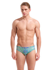 Arena Men's Snakeskin Brief Swimsuit
