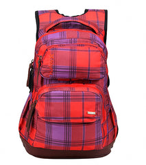 Hurley Women's Red Plaid Sync Backpack