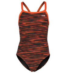 TYR Girls' Fizzy Diamondfit One Piece Swimsuit