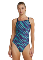 TYR Women's Dragonflyte Durafast Elite Diamondfit One Piece Swimsuit