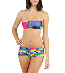 Hurley Women's Kings Road Zipper Bandeau Top