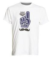 USA Swimming Men's #1 Swim Dad Crew Neck T-Shirt