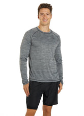 Sporti Men's L/S Hybrid II UPF 50+ Sun Shirt