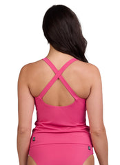 JOLYN Women's Paula Solid Tankini Top