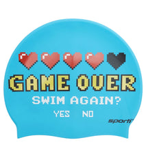 Sporti Game Over Silicone Swim Cap