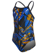Dolfin XtraSleek Eco Girls' Torrent V-2 Back One Piece Swimsuit
