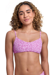 JOLYN Women's Calypso Hikari Rib Bikini Top