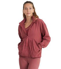 Thrive Societe Perforated Windbreaker