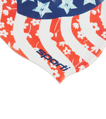 Sporti x Alex & Gretchen Walsh Stars-N-Stripes Silicone Swim Cap