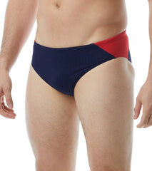 TYR Men's Hexa Blade Racer Brief Swimsuit
