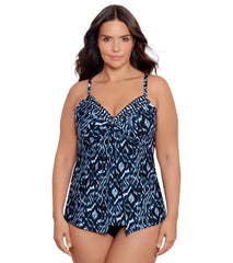 Miraclesuit Women's Plus Size Palatium Love Knot Tankini Top
