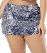 Beach House Women's Plus Size Paradise Palm Emma Swim Skort