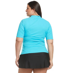 Sporti Plus Size Women's S/S UPF 50 + Swim Shirt