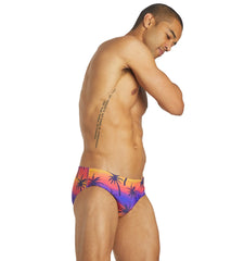 Sporti Sunset Palm Brief Swimsuit