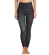 Everyday Yoga Uphold Tribe High Waisted 7/8 Leggings With Pockets 25"