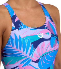 Arena Women's Tropic Control Pro Back Low One Piece Swimsuit