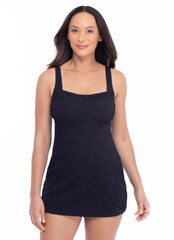 Krinkle by Penbrooke Women's Chlorine Resistant Swim Dress