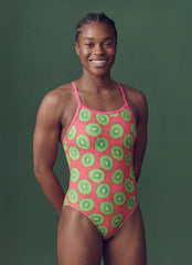 Sporti Love Kiwi Thin Strap One Piece Swimsuit (22-44)