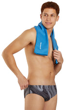 Sporti HydroLast Sonar Waves Brief Swimsuit (22-40)