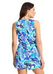Tommy Bahama Women's Island Cays Marina Wrap Romper