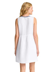 Tommy Bahama Women's St Lucia V Neck Applique Short Cover Up Dress