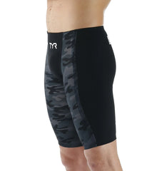TYR Men's Shockwave High Waist Camo Jammer Tech Suit Swimsuit