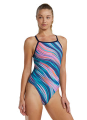 TYR Women's Riptidal Durafast Elite Diamondfit One Piece Swimsuit