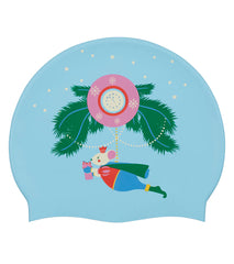 Sporti Sugar Plum Silicone Swim Cap Jr.