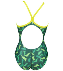 Arena Women's Lightning Colors Light Drop Back One Piece Swimsuit