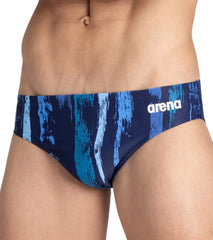 Arena Men's Team Painted Stripes Brief Swimsuit