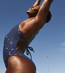JOLYN Women's Gavin 2 Star Studded One Piece Swimsuit