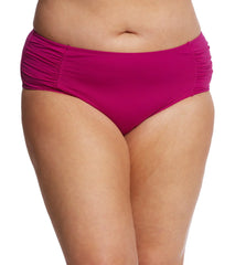 Tommy Bahama Plus Size Side Shirred High Waist Bikini Bottom