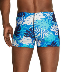 Speedo Men's Printed Square Leg Swimsuit