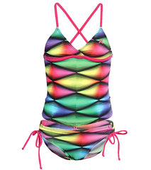 Hurley Youth Girls' Dimension Tankini Set (7-14)