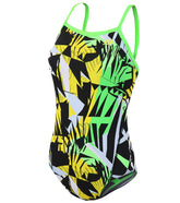 Zone3 Girls High Jazz 2.0 Strap Back Swimsuit