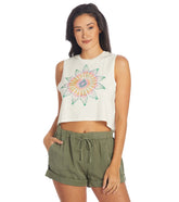Volcom Women's Star Shields Crop Tank Top