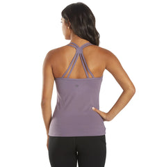 Everyday Yoga Bliss Solid Double Strap Support Tank