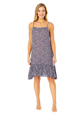 Anne Cole Women's A Line Ruffle Cover Up Dress