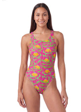Sporti Sunny Bloom Wide Strap One Piece Swimsuit (22-44)