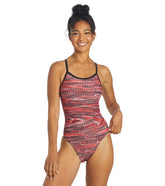 Sporti Drift Thin Strap One Piece Swimsuit