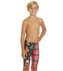 Sporti Granny Sweater Holiday Tartan Jammer Swimsuit Youth (22-28)