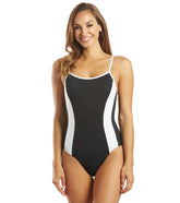 Dolfin Women's Aquashape Moderate Straight Back Chlorine Resistant One Piece Swimsuit