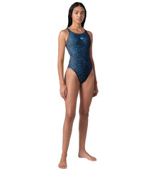 Arena Women's Jungle Cat Tech Back One Piece Swimsuit