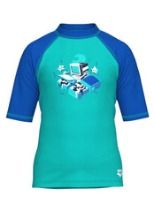 Arena Kids' Friends Short Sleeve Rashguard (Toddler, Little Kid)