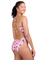JOLYN Women's Melon Crush Brandon 2 One Piece Swimsuit