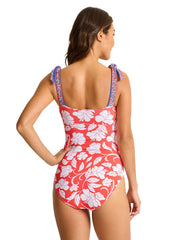 Tommy Bahama Women's Island Cays Fiori Bandeau One Piece Swimsuit