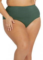 Artesands Woman's Plus Size Aria Olive Renoir Bikini Bottom