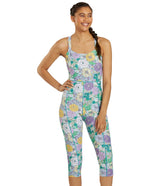 Sporti Active Bondi Floral One Piece Cropped Swim Unitard