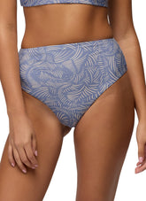 prAna Women's Lahari Taro Currents High Rise Bikini Bottom