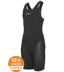 FINIS Girls' Fuse Jr. Open Back Kneeskin Tech Suit Swimsuit